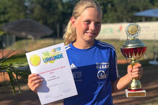 Lilli Texter wird Saarlandmeisterin bei den Juniorinnen U12