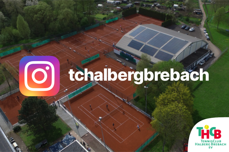 Name der Instagramseite des TC Halberg Brebach "tchalbergbrebach"