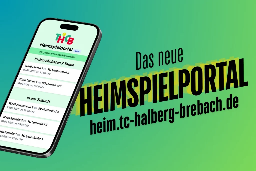 Das neue Heimspielportal