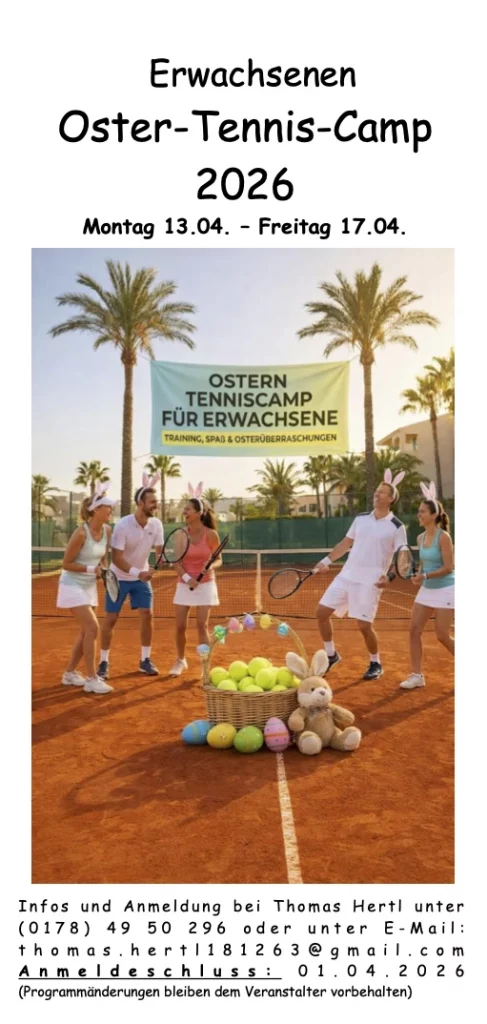 Flyer Ostercamp 2026 für Erwachsene