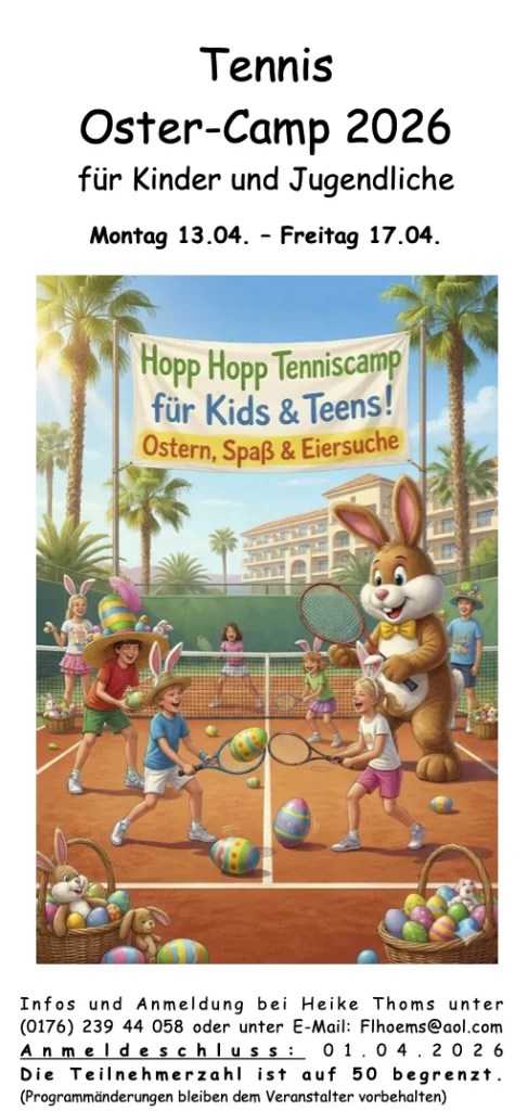 Flyer Ostercamp 2026 für Kinder und Jugendliche
