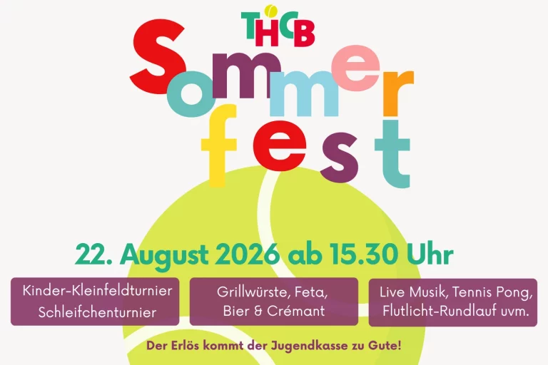 TCHB Sommerfest 2026: Jetzt anmelden!